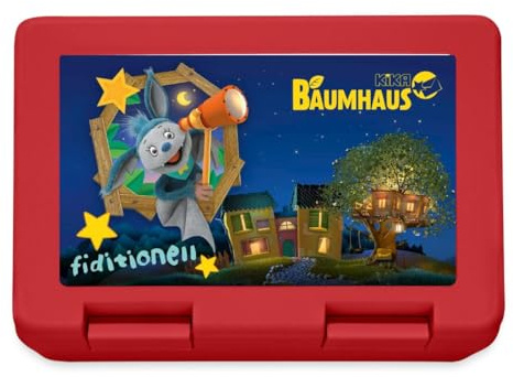 Spreadshirt KiKA-Baumhaus Mit Fidi Teleskop Brotdose Lunchbox