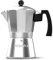 Minimoka 6 Italienische Kaffeemaschine, 6 Tassen, Boden und Filter aus Edelstahl, ergonomischer Griff, Sicherheitsventil, Silikonverschluss für mehr Sicherheit, passend für: Vitro, Elektro, Gas