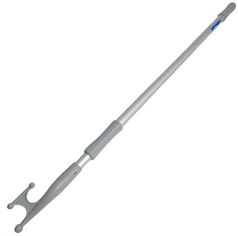 AB Tools Extra lange 210 cm ausziehbare Bootshaken Teleskopstange Aluminium Heavy Duty