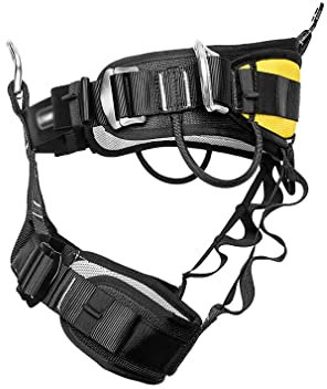 Klettergurt Taille Befestigender Sicherheitsgurt Hüfte Schutz Gürtel für Bergsteigen Baumklettern Halber Körperklettergurt Mehrzweck Körperklettergurt für Wanderung