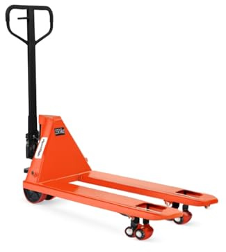 Horison Industries Pallet Trucks 2500 KG, 1540x550 mm Heavy Duty Manual Hydraulic Pump Trucks with 1150 mm Fork Lifting Trolley Jack with Guide Rollers, Pallet Wheel Trolley for Moving Heavy Items
