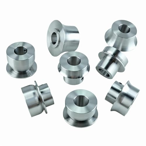 KASTFORCE KF5015 pärla rulle radie kantmatris set med 8 stansar inkluderar 5/16 tum-1/2 tum – 1 1/2 tum radie matriser 22 mm (0,866 tum) axel