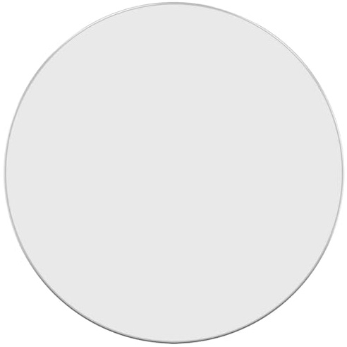 vidaXL Wandspiegel Rundspiegel Flurspiegel Spiegel Badspiegel Hängespiegel Dekospiegel Schminkspiegel Badezimmerspiegel Silbern Ø 60cm Rund