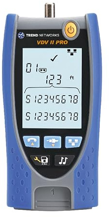TREND Networks | R158005 | VDV II Pro | Conectado a la nube | Verificador de cables de voz, datos y video | Probador de cobre | Herramienta avanzada de mapeo y solución