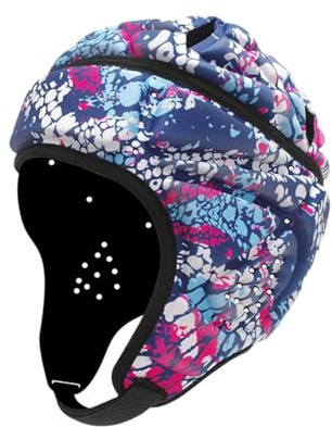 Harilla Casque de Rugby pour Enfants, Couvre-Chef Rugby Rembourré, Casquette Mêlée Réglable, Garde-Tête Football Casque, Modèle A
