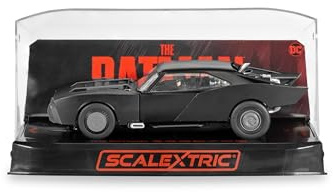 Scalextric Cars - C4442 Batmobile - The Batman 2022 - Toy Slot Car for use Race Tracks or Set - Small Kids Gift Ideas for Boy/Girl Ages 5 Accessories, Black