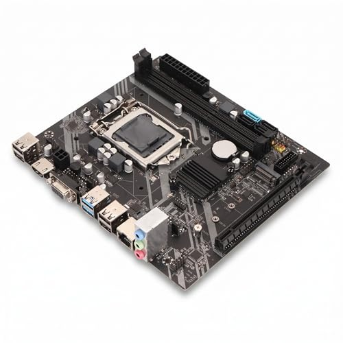 Carte Mère de Jeu B75, Carte Mère ATX LGA 1155, DDR3 Double Canal, SATA3.0 4 Go par S, PCIe X16, NVME M.2, 4xUSB2.0, 2xUSB3.0, HDMI, VGA, RJ45