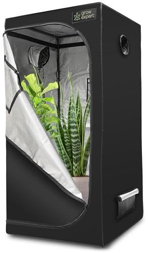 Tenda Premium Grow – Tessuto 1680D di alta qualità, interno riflettente con diamante, cerniere più forti, tenda ultra spessa e alta, finestra EZ-View, Grow Box 6 misure (80 x 80 x 180 cm)