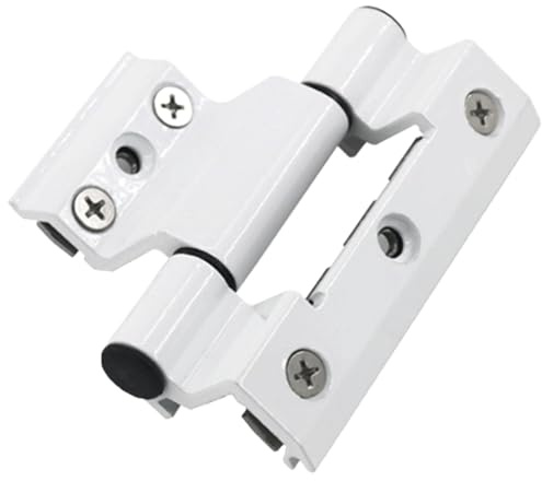 rflaueo a Pair 13mm Rebated Butt Hinge Pendulum Upvc Door Hinges(U247-2)