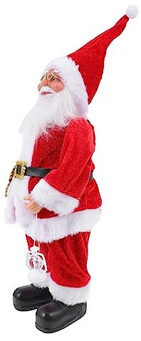 Alipis 1stück Weihnachtsmann Figur Stehende Santa Dekoration Für Tisch Büro Fenster Lustiger Weihnachtsmann Für Festliche Anlässe Geburtstage Und Hochzeiten