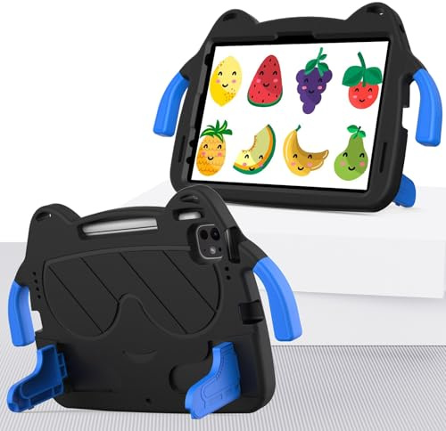 Tablet travel Case Compatible with iPad Pro 11 Inch 2022/2021/2020/2018 Lightweight EVA Shockproof Kids Friendly Cover Handle Stand Tablet Cover Compatible with iPad 11 Inch 4th/3rd/2nd/1st Generation