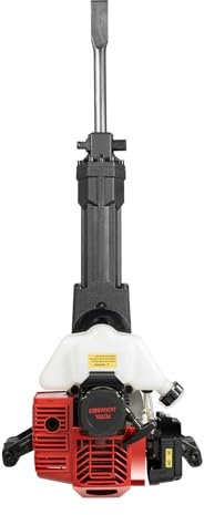 TONFEION 2-Stroke Demolition Jack Hammer, 52CC 1900W Concrete Breaker, Petrol Demolition Hammer Kit with Large Capacity Fuel Tank, Hand Pull Start Removal Hammer for Ground Slotting Rock Breaking Wall