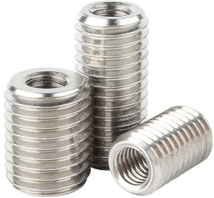 5 Stück M5 M6 M8 Länge 8-30 mm 304 Edelstahl Innen Außengewinde Adapter Schraube Muttern Einsatz Hülse Konverter Mutter Koppler(Length 15mm,M6-M8 (5pcs))
