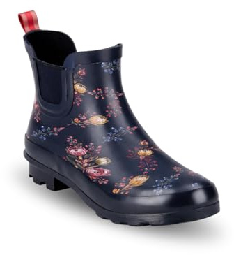 TOSH Ladies Chelsea Ankle Wellingtons Boots Short Pull On Waterproof Rubber Womens Riding Equestrian Wellies