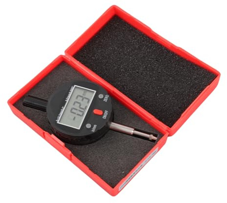 Spessimetro Calibro Digitale, Indicatore Elettronico con Schermo LCD, Range 0-12.7mm, Risoluzione 0.01mm - Protetto IP54, Misurazione Precisa e Affidabile, Per Uso Industriale