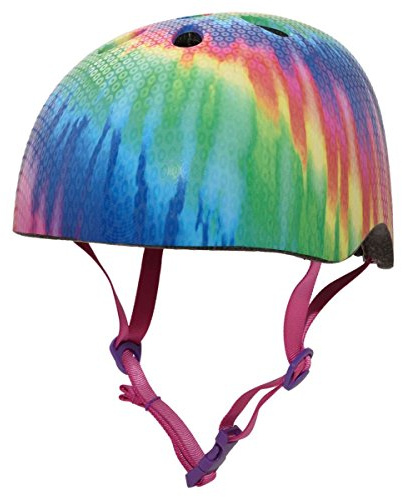 Krash Girls Bike Helmet, Free Spirit Tye Dye