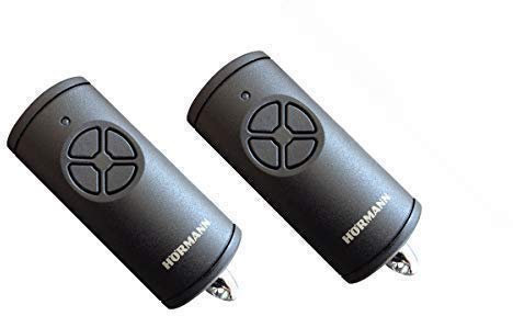 Hörmann Lot de 2 émetteurs portatifs HSE4BS HSE4 868,3 MHz BiSecur 4511736 4 commandes pour fixation au trousseau de clés compatibles HSE2BS HSE1BS HS4BS HS1BS HS1BS HS1BS HS5BS HSZ1BS