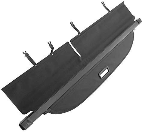 OREALTOOL Protezione Coperchio Portabagagli Copertura Bagagliaio Auto Baule Posteriore Pacco Ripiano Portaoggetti Cargo Cover Nero per 2013-2018