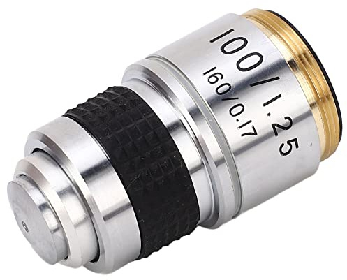 Lente del Microscopio, Tamaño Portátil del RMS del Objetivo del Microscopio 100X para la Construcción