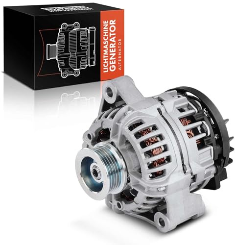 Frankberg Lichtmaschine 14V 85A mit Keilrippenriemenscheibe Benzin Kompatibel mit Cabrio 450 0.8L 2001-2004 Fortwo Cabrio 450 0.8L 2004-2007 Generator City-Coupe Replace# 0124225020