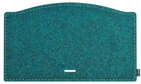 Feltd. 23-mm-Filz-Sitzkissen kompatibel mit Stokke Tripp Trapp, Petrol | Größe 240 × 410 × 23 mm; aus Filz; gepolstert; mit Befestigung; mit Aussparung