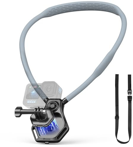 Magnetic Neck Holder for Action Camera Accessory Comfortable Hands-Free Chest Mount First-Person POV VLOG,for dji 360,for GoPro Hero 13,for DJI Action 5 Pro,for Insta360 Ace Pro,for Pocket 3,for AKASO