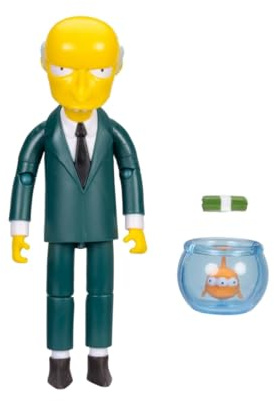 The Simpsons Mr. Burns de 5 Pulgadas con Blinky in Bowl