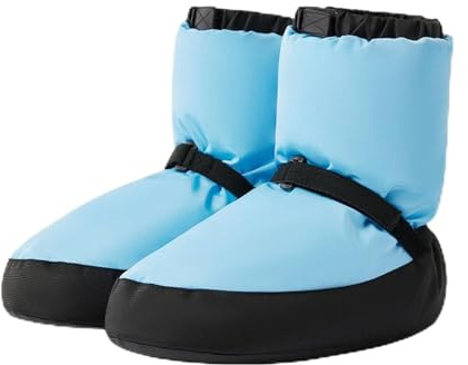 Botas de Calentamiento,Zapatos de Baile para Mujer,Botas de Ballet,Botas Cálidas,Zapatos de Baile, Botas de Invierno,Zapatos de Entrenamiento (Azul,Grande)
