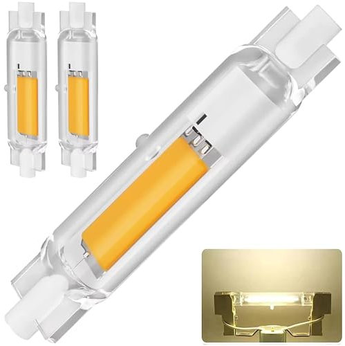 R7S LED 78mm Dimmbar Lampen, 20W LED R7S Glühbirne Ersatz für 200W Halogenstäbe, R7 S LE D Stab Lampen Naturweiß 4000K 2000LM Kein Flackern, 360°Abstrahlwinkel, LE D Leuchtmittel, 2PCS