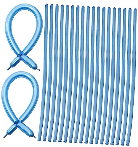 TOPPERFUN 100 Pezzi Palloncini Lattice Metallici per Feste e Compleanni Palloncini Modellabili per Decorazioni per Matrimonio e Speciali