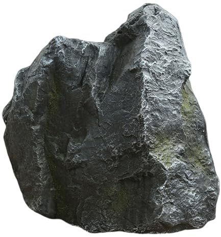 Fake Rock künstliche Felsen Landschaftsgestein Abdeckfelsen Trafostein Realistische Gefälschte Felsen Hohle Kunstfelsenabdeckungen, Vielseitiger Faux Rock Cover Kunstfelsen Gray, 45×20×45cm