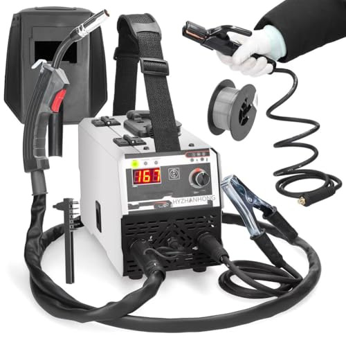 HYZHANHONG 160A MIG/MMA Welding Machine Frequency Converter, Portable Dual Function Arc Equipment And Accessories Suitable for Home Maintenance And Engineering