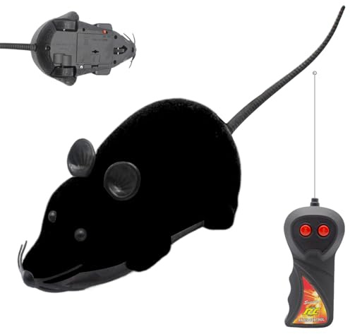Katzenspielzeug, bewegliche Maus – ferngesteuertes Katzenspielzeug, interaktives Kätzchen-Spielzeug, ferngesteuerte Ratte - Maus, interaktives Haustierzubehör für Training, Reisen, Training, tägliche