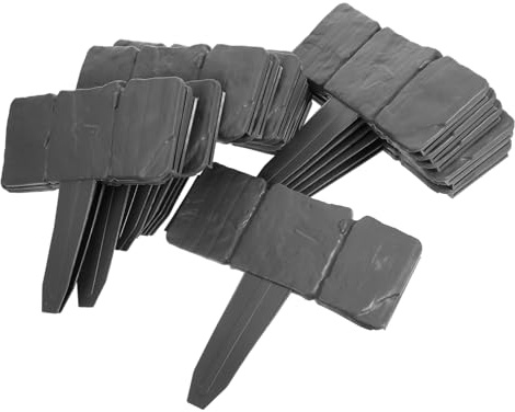 NOLITOY Bordure de Jardin en Plastique Effet Pierre Naturelle pour Pelouse, Lot de 20 Pièces Couleur Pierre, sans Labour, Flexible et Résistante, pour Jardin Décoratif et Potager