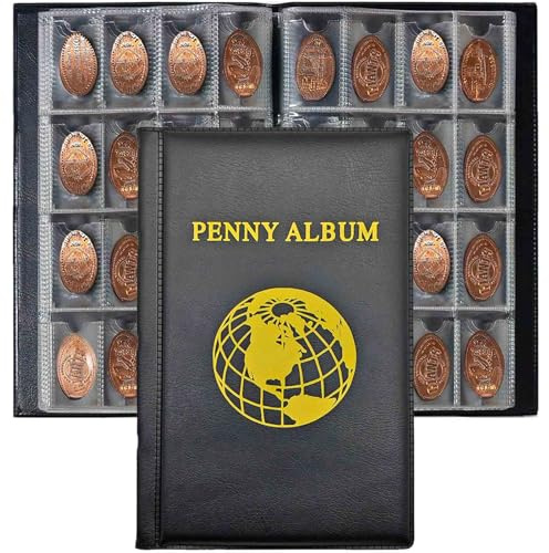 Álbum de 160 bolsillos prensados para coleccionar, 10 hojas de páginas de colección | Soporte portátil prensado para álbumes de coleccionistas, adecuado para viajes o trabajo, color negro