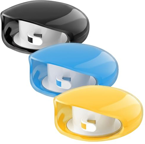 Automatic Cord Reel, 3Pcs Automatic Cord Reel, Portable Small for Phone Cords, Retractable Cable Winder Cable Management for Home Office Classroom, 3 Colors