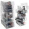 Kurtzy Boite de Rangement Chaussures en Plastique Transparent (Lot de 10) - Rangement Chaussures pour Femmes, Hommes et Enfants - Pliables, Ondulées et Empilables pour le Rangement et le Voyage