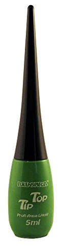 Eulenspiegel 674444 - Profi-Aqua Liquid Tip Top Smaragdgrün, Pinselflasche, 5 ml, Halloween, Karneval, Mottoparty