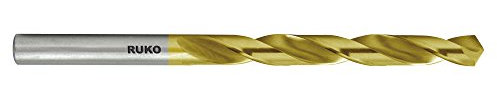 RUKO Spiralbohrer DIN 338 Typ N D.10,2mm Spiral-L.87mm HSS-G TiN