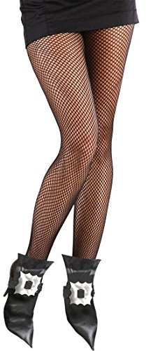 Amakando Gambale da Strega Copriscarpe Stile Gotico Fibbie per Scarpe da fattucchiera Accessorio Costume di Halloween Copricalzature Risvolti da Maga Scarpe finte di Stoffa a Punta da incantatrice