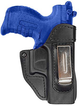 VlaMiTex IWB 2 Leder Holster für Walther P22 P22Q / PK380 / Ruger SR 22 Verdeckte/Versteckte Trageweise