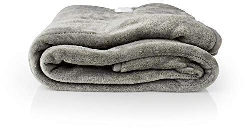 Elektrische Bettdecke - Überdecke - 1 Person - 180 x 130 cm - 9 Wärmeeinstellungen - waschbar - Überhitzungsschutz - Digitale Steuerung - Vlies