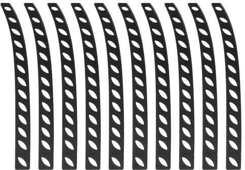 sourcing map 10Pcs Knife Edge Guards Blade Protector Plastic Knife Edge Cover Sleeves Universal Blade Covers Knife Sheath for Kitchen Black