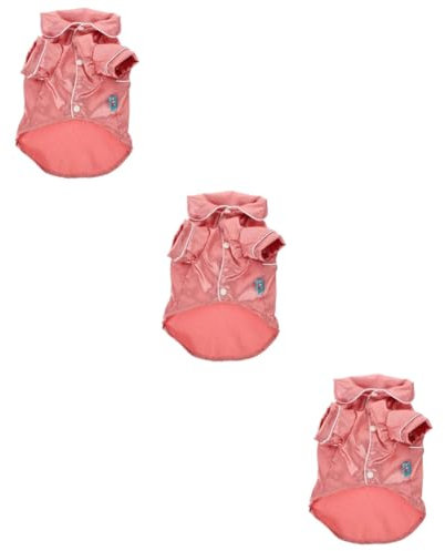 Housoutil 3 Stücke Hund Robe Pyjamas Welpen Overall Junge Mädchen Hund Kleidung Baby Pyjamas Haustier Kostüm Freundliche