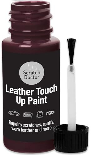 Vernice per ritocchi in pelle Scratch Doctor Scratch Doctor | Per Mobili, Divani, Sedili Auto, Scarpe, Borse 15ml (Bordeaux)