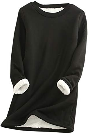 HAOLEI Fleece Lined Jumper Ladies UK,Winter Warm Christmas Sweatshirt Ladies Vintage Argyle Print Plush Sweater Pullover Sweater Casual Thick Velvet Plaid Fleece Tops Plus Size 8-22