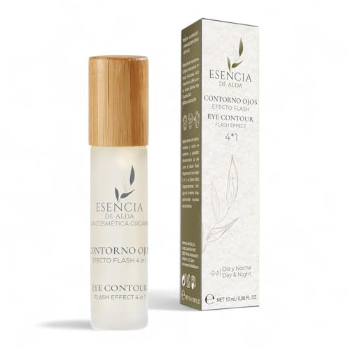 Contorno de Ojos Coreano con Cafeína, Niacinamida, Ácido Hialurónico y Proteína de Arroz – Antiarrugas, Antiojeras, Antibolsas y Luminosidad – 10 ml – Esencia de Alda