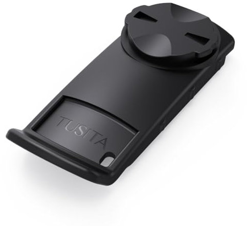 TUSITA Fahrrad Halterung Adapter Kompatibel mit Garmin Handheld GPS, Wirbelsäulen Clip zu Viertel-Drehung