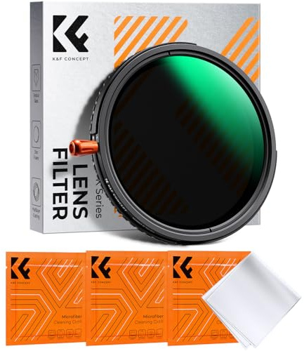 K&F CONCEPT Filtre 72mm ND2-32 et Polarisant CPL et Black-Mist 1/4 3 en 1