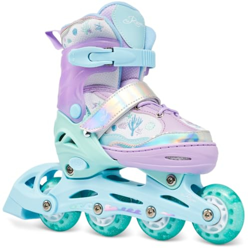 RAVEN Inline Skates Inliner für Kinder Mädchen verstellbar Geburtstag Geschenk